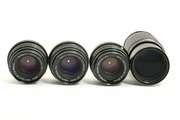 Four (4) SMC Pentax M 50mm 80 200mm 12 k mount manual focus lens 