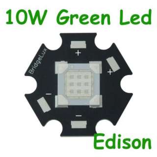 10W Super bright Green Taiwan Edison High Power LED x1A  