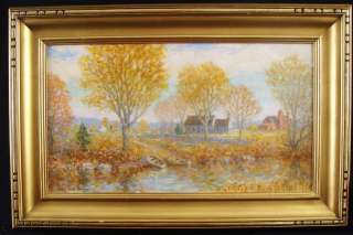 Winfield Clime Impressionist O/C Landscape Painting  