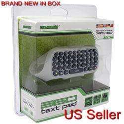 XBOX 360 Text Chat Messaging Pad Keyboard WHITE NEW  