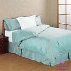 Company Store 300TC Cotton Bright Turquoise Fitted Queen Sheet NIP 