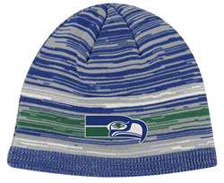 Seattle Seahawks Throwback Knit Hat Vintage Classic Uncuffed Knit Hat 