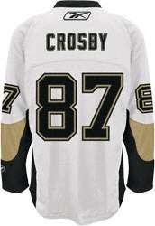 Sidney Crosby Jersey Reebok White #87 Pittsburgh Penguins Premier 