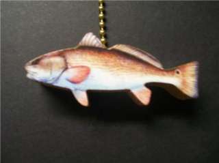 RED FISH CEILING FAN PULL PULLS  