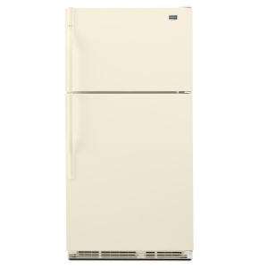 Maytag 20.6 cu. ft. Top Freezer Refrigerator in Bisque M1TXEGMYQ at 
