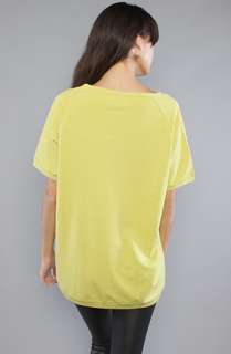 Cheap Monday The Tyzonee Tee in Lime Melange  Karmaloop   Global 