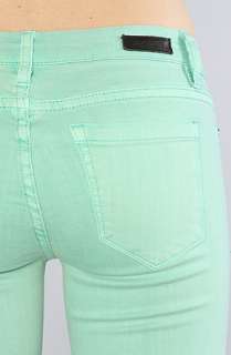 Blank Denim The Spray On Side Zipper Jean in Spearmint  Karmaloop 