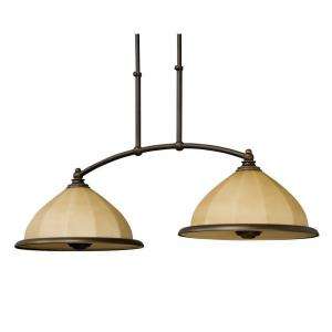 Aspects Facets Collection Oil Rubbed Bronze 2 Light Pendant 