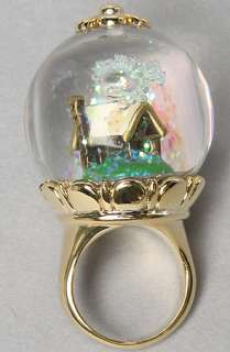 Disney Couture Jewelry The Icon Collection Snow Globe Ring  Karmaloop 