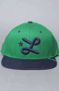 LRG Core Collection The Core Collection Snapback Cap in Kelly 