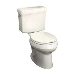 KOHLER Pinoir(R) Round Front Toilet with Left Hand Trip Lever in 