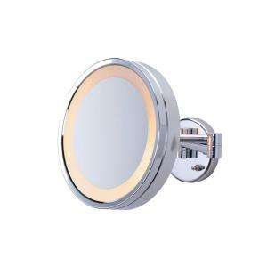 Jerdon Wall Mount Lighted Mirror in Chrome HL7CF 