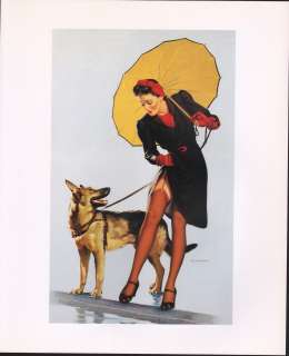 Skirt ing Problem by Gil Elvgren created 1943   10 x 12 pin up print 