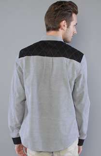 February Fourth The Synergy Buttondown Shirt in Charcoal  Karmaloop 