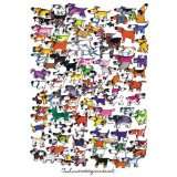 Kunstdruck Poster Kevin Whitlark 100 Dogs and a Cat 70 x 100