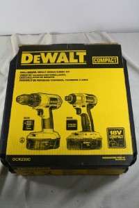   2pc Compact Drill/Driver/Impact Driver Combo Kit Brand New  