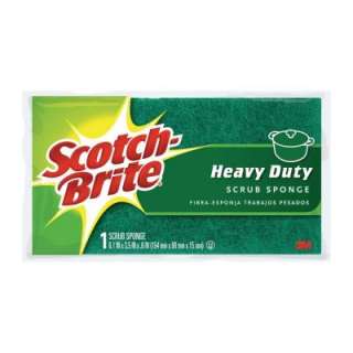 Scotch Brite Large Heavy Duty Scrub Sponge 455 1 CC  