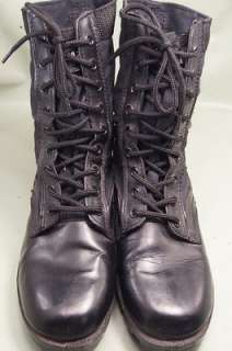 Brazos Combat Black Leather Paratrooper 8 Mens Hiking Boots  