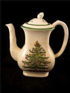 Spode England CHRISTMAS TREE COFFEE POT w/ LID  