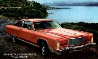 1976 LINCOLN CONTINENTAL ~ TOWN COUPE (GINGER) MAGNET  