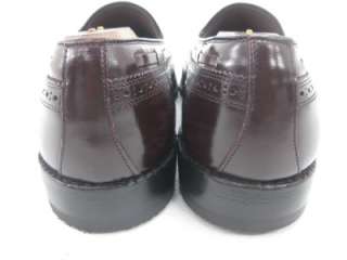 Allen Edmonds MANCHESTER Burgundy Leather Tassel Loafers Dress Shoes 9 