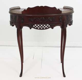   Carved French Louis XV Style Writing Vanity Desk and Chair  