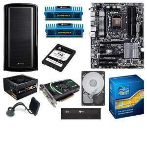    GIGABYTE Z68X UD4 B3 Mobo, Core i5 2500K CPU, CPU Cooler, Corsair 