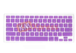 Purple Print Keyboard Skin Cover Mac book Pro Air 13 15  