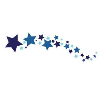 Trace Designs 12 In X 36 In. Shooting Stars Trace and Paint Murals 