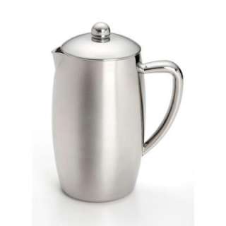 BonJour 8 Cup Triomphe Double Wall Stainless Steel French Press with 