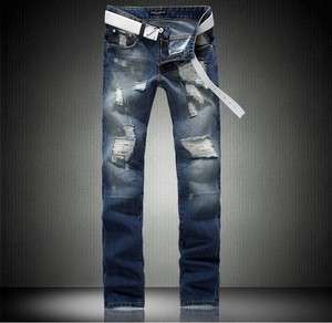 NEW DG #817 Washed Mens Fashion Denim Jeans Size 29 36  