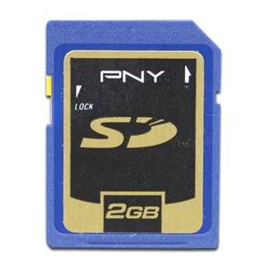 PNY 2GB Secure Digital Card 