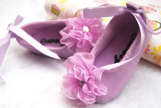 new purple girl ballat baby walking shoes size 2  