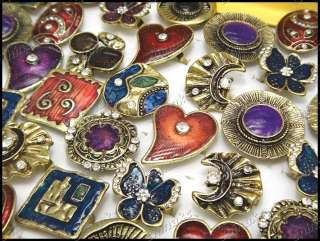 Wholesale jewelry lots 10pcs Vintage rhinestones fashion rings 