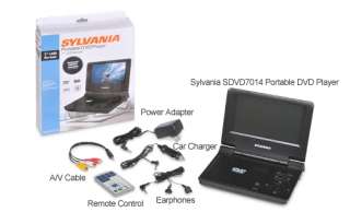 Sylvania SDVD7014 Portable DVD Player  