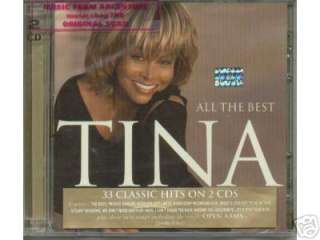 TINA TURNER ALL THE BEST 2 CD SET SEALED GREATEST HITS  