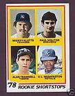 1978 TOPPS ALAN TRAMMELL PAUL MOLITOR RC TIGERS  