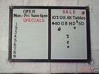 new changeable letter message menu board price sign hrz expedited