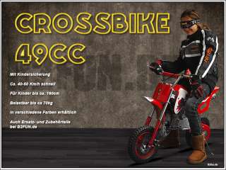 Dirt Bike Pocketbike Crossbike Dirtbike Cross 49cc NEU  