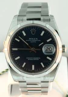 Rolex Oyster Perpetual Date Stainless Steel 34mm NEW $6,150.00 Watch 