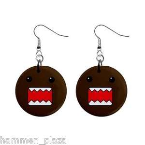 Domo Kun V2 Cute Cool Button Earring Gift New Collector MNH  