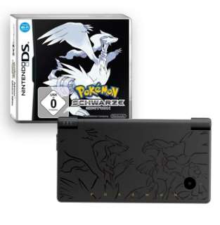 Nintendo DSi   Konsole, schwarz inkl. Pokémon schwarze Edition 