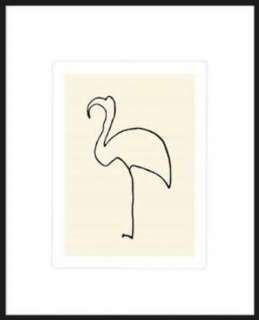 Kunstdruck Poster Pablo Picasso Der Flamingo  