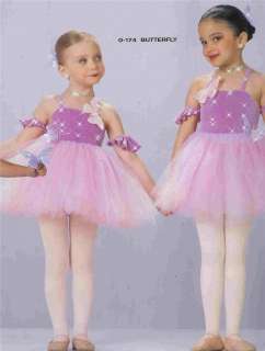 BUTTERFLY 174,BABY DOLL,BALLET,PAGEANT,DANCE COSTUME  