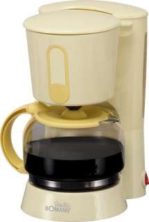 Bomann Wasserkocher Toaster Kaffeemaschine vanilla Set 4004470154283 