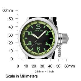 Invicta 1433 Mens Russian Diver Black Dial Black Watch   Retail Price 