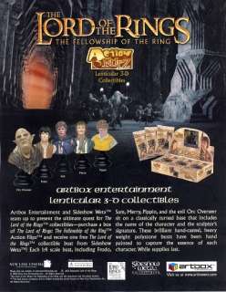 Promo  Lord of the Rings Flipz Sell Sheet  