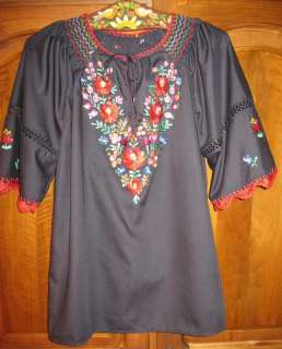 Hand embroidered Hungarian blouse   size M / NEW  
