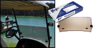 Golf Cart Tinted Folding Windshield EZ GO RXV  