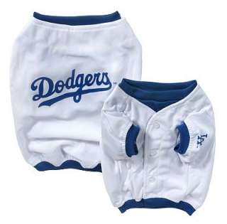 Los Angeles Dodgers Official Home White Jersey for Dogs  